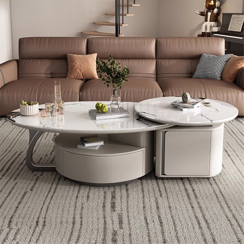 Table basse Luxury, Blanc