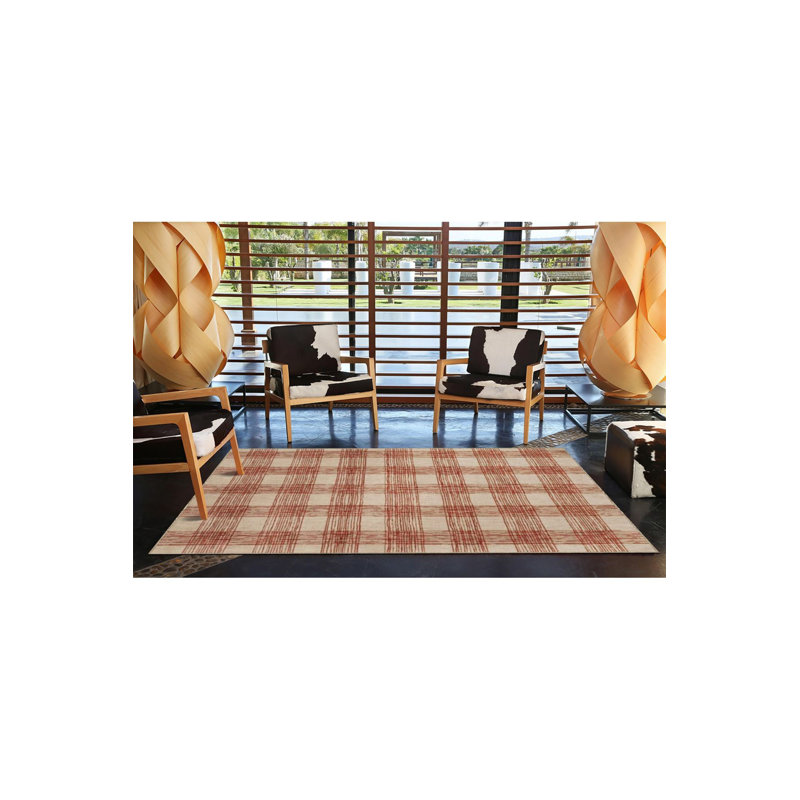 Tapis décoratif décoratif orange moderne à motif patchwork orange, Carré 3 pi 3 po