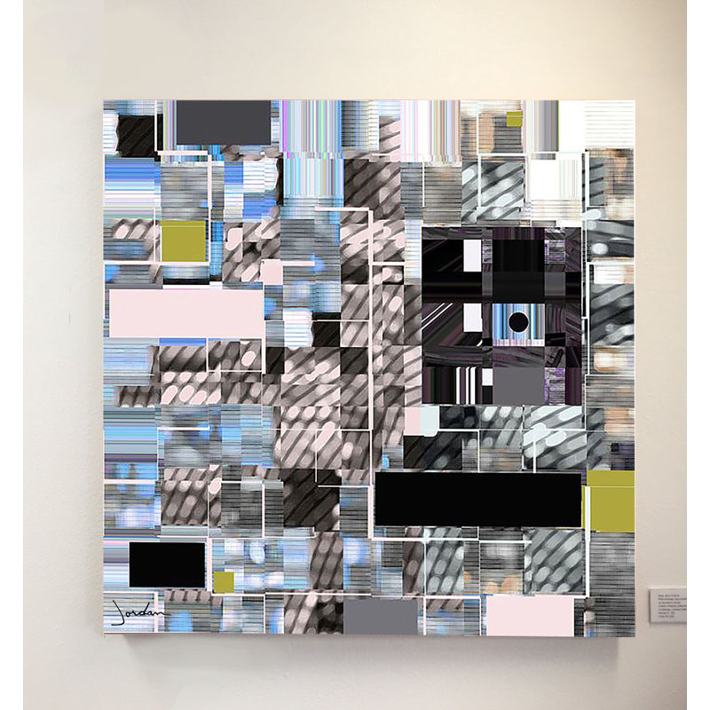 Shadows And Color Print by Kent Wilcoxson Jordan