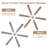 65" Modern Crystal Ceiling Fan with Lights and Remote, 6 Speeds Reversible Chandelier Ceiling Fan