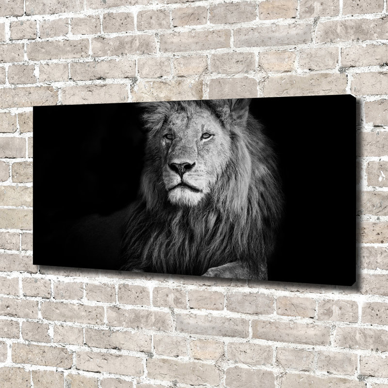 Lion - No Frame Print on Canvas