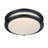16 Inch 23 Watt LED Indoor Flush Mount Ceiling Fixture with Colour Temperature Selection, Matte Black Finish, Frosted Acrylic Shade-109763900-109763898