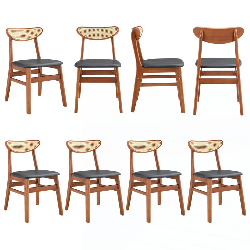 Chaises de salle à manger, Noyer, 8