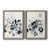 Toile avec cadre gris