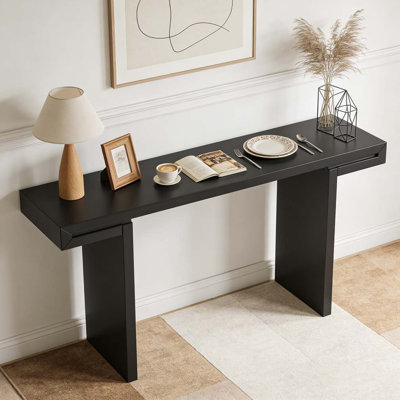 Console de 60 pouces aux lignes géométriques épurées