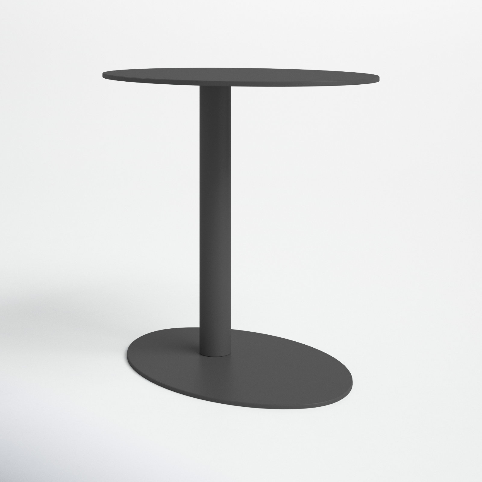 Sunset Metal Side Table, Gray