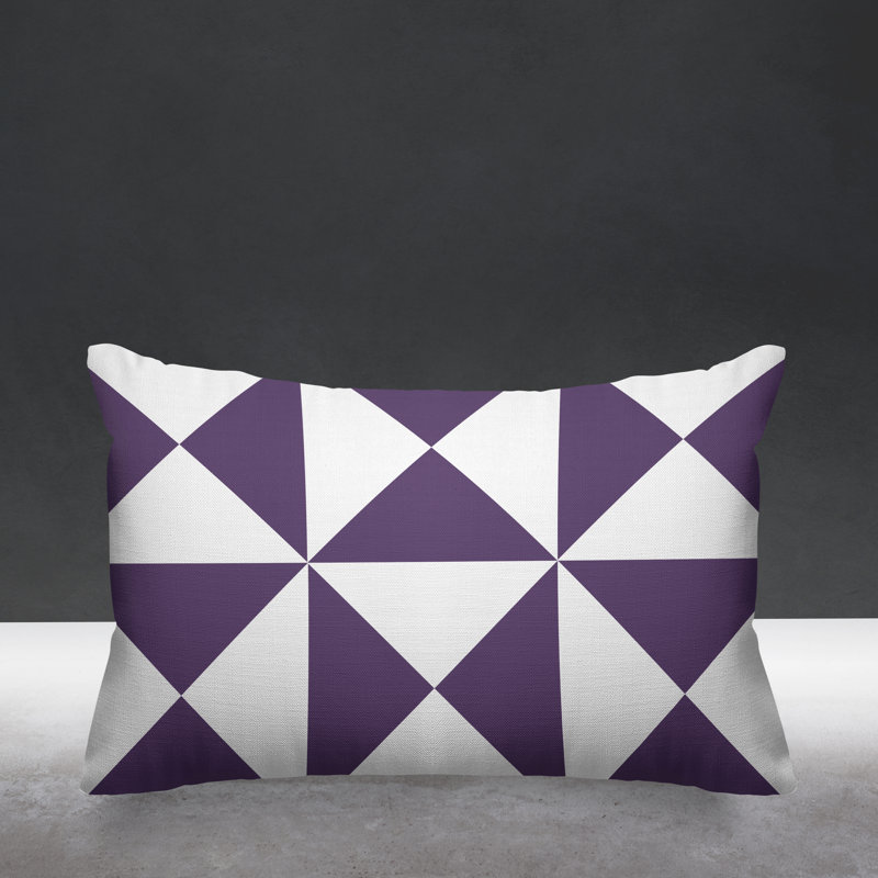 Coussin décoratif intérieur / extérieur Farrell, Violet