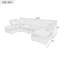Grand canapé modulaire en U à double couche U_Style