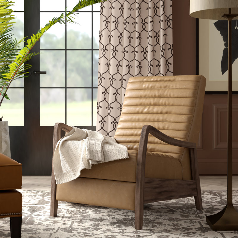Chance Recliner, Camel Brown