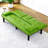 PVC Leather Convertible Futon Sofa Bed-1187448367
