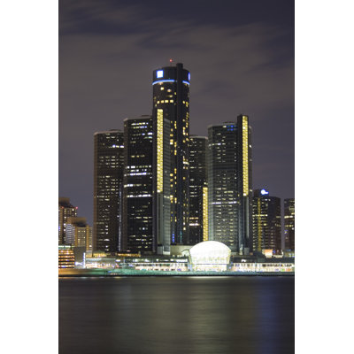 Renaissance Center by Garymarx - Wrapped Canvas Print