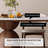 Ash Wood Rock Slab Rectangular Dining Table Sets-105912813