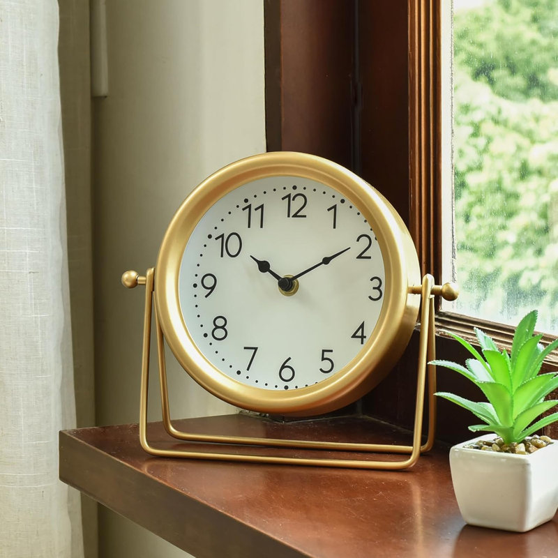 Retro Gold Clock