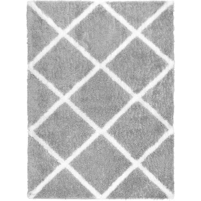 Sarith Performance Geometric Indoor Rug, Rectangle 5'2" x 7'2"