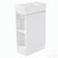 18.6-Inch Bathroom Vanity Sink Combo with Two-tier Shelf, Left or Right Orientation-1925569680