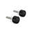 FHC PHTSK2MB Pull/Towel Bar - "Tall" Stud Replacement Cap - Matte Black-131185929