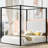 Upholstery Canopy Platform Bed with Headboard-81842948-81842951