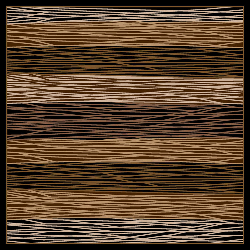 Mackenzie Striped Indoor Rug, Square 8'