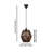 Antiquation Metal Chandelier with Imitation Bamboo Cap, 9.8 x 9.8 x 9.8 inches | Total Height: 27.6 inches, E27 Socket Max 40W | CE Certified, Elegant Lighting for Modern Home Décor & Dining Spaces