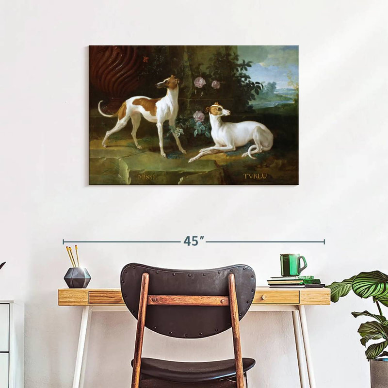 Misse And Turlu, 24" H x 36" W