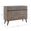 Commode 3 tiroirs Macedo Mid-Century
