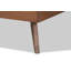Lit plateforme simple en bois de noyer cendré Crawley Yorkshire-1780699556
