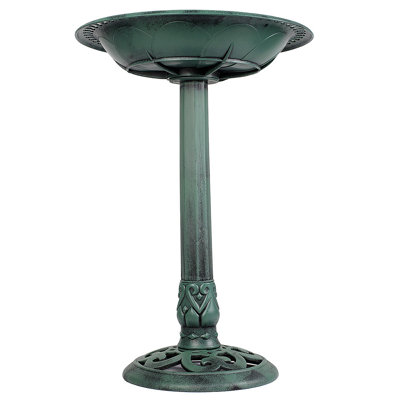 Garden Bird Bath with Solar Fountain