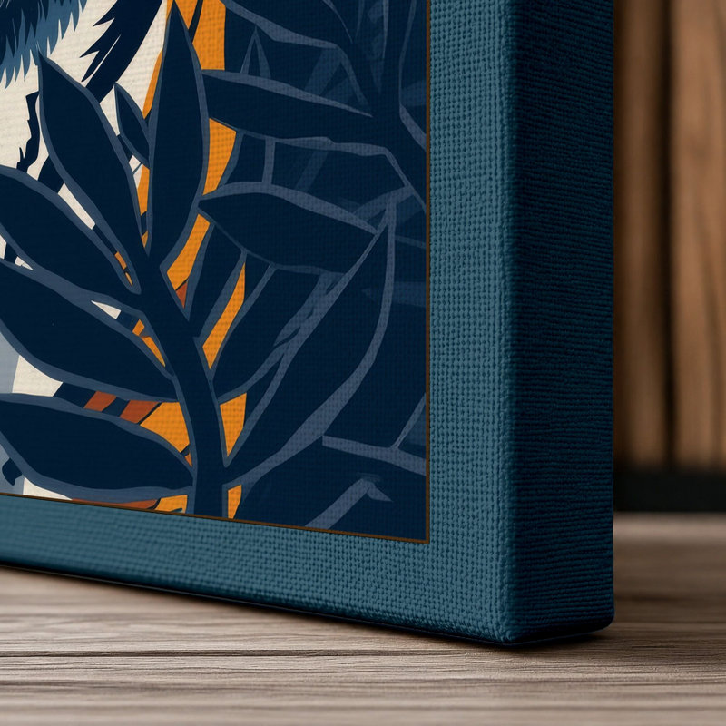Print, 36x24 - 91.4 x 61.0 cm, Teal Border