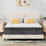 Devonport 14" Plush Cooling Gel Hybrid Mattress，Pocket Spring for Pressure Relief & Motion Isolation