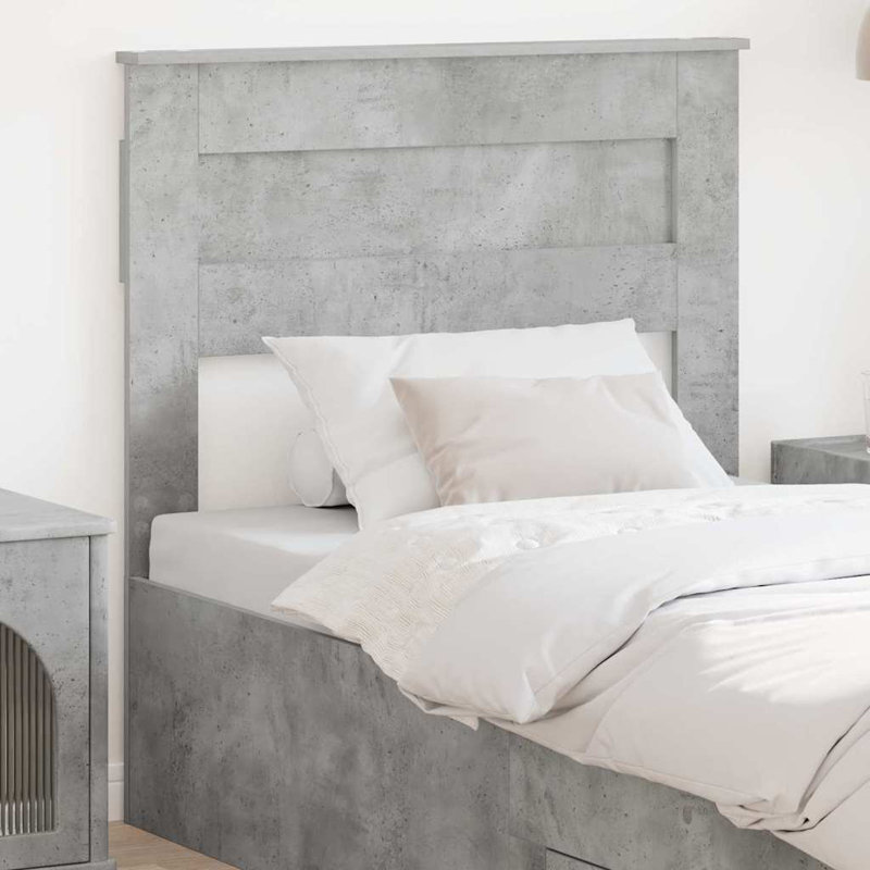 Headboard, UK Small Single - DE 75 x 190 cm, Concrete Grey