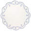 Ribbon Twirl Cotton Blend Scalloped Placemats-1709502793