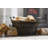 Amilya 57cm W x 43cm D Wicker With Metal Handles Log Store