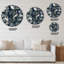 Chinoiserie avec oiseaux et pivoines VII - Horloge murale traditionnelle-60327956