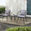 Ensembles de meubles de patio 3 pièces en osier de rotin PE avec table-1068455879