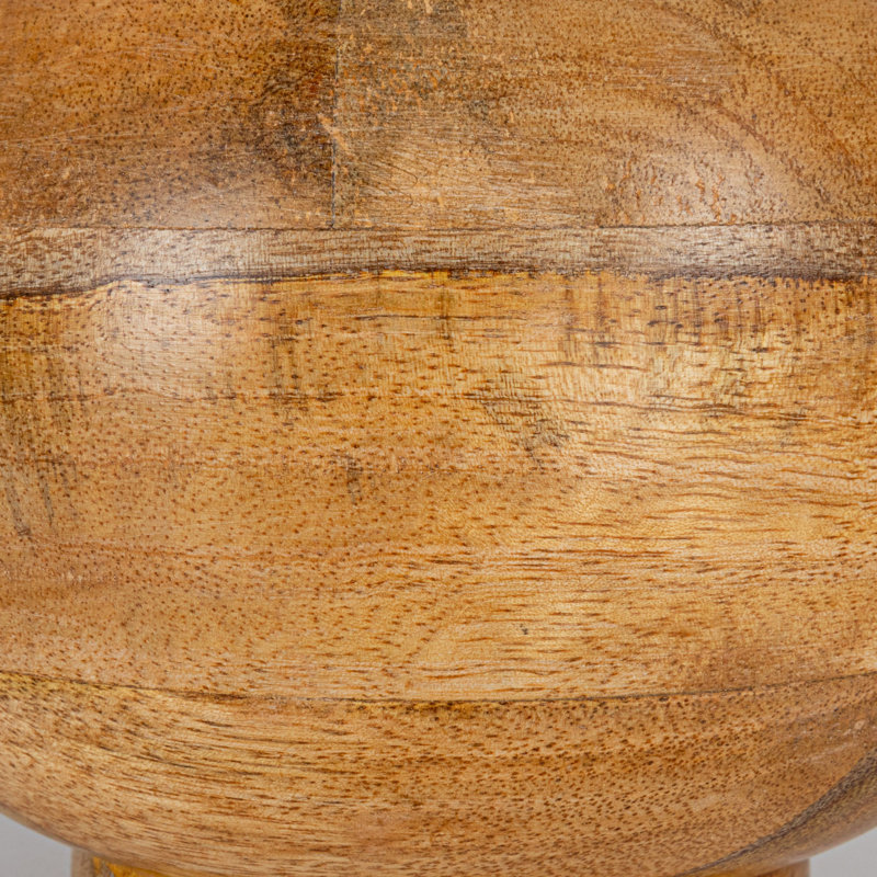 Mango Wood Elegance Table Lamp Set