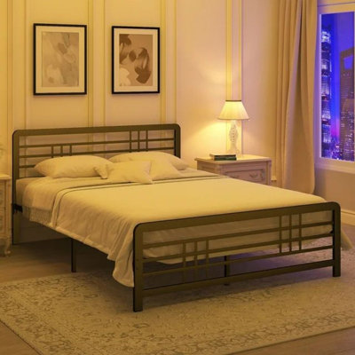 Carysfort Metal Platform Bed