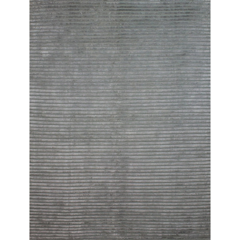 Tapis rectangulaire gris / bleu clair, Rectangle 8 pi x 10 pi