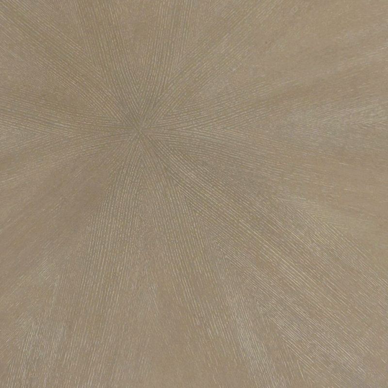 Table basse ronde avec base corss, Naturel