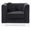 Fauteuil incliné noir élégant Sleek-1810888695