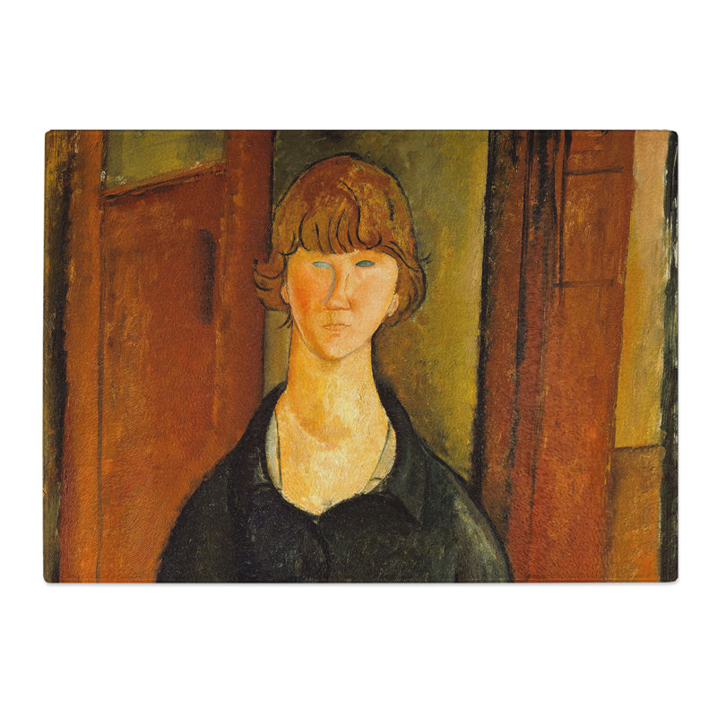 Flower Vendor by Amedeo Modigliani Chopping Board, 0.4cm H x 20cm W x 28.5cm L