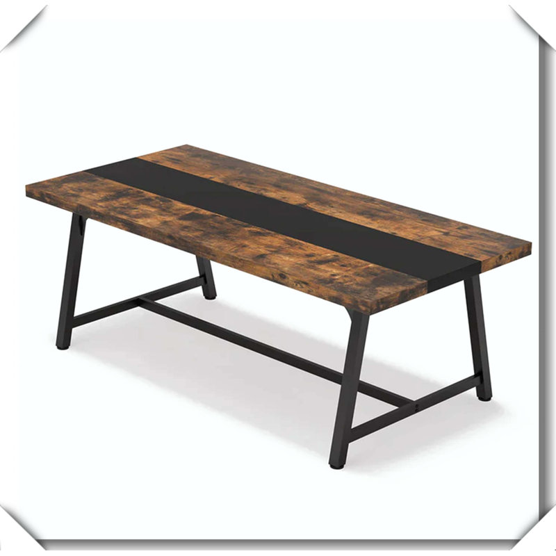 Bureau d'ordinateur style industriel