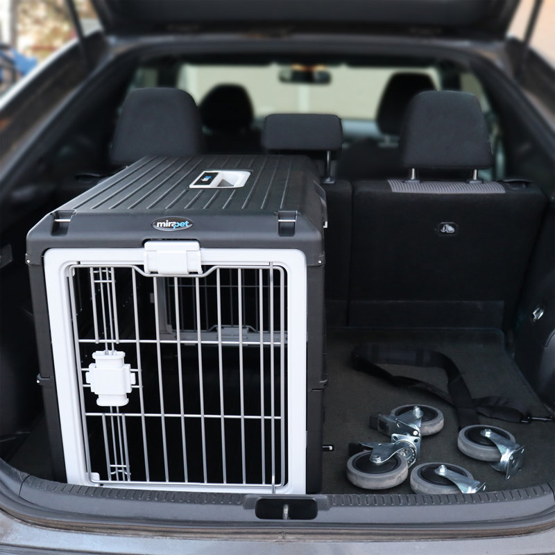  Collapsible Pet Carrier & Crate for Large Dogs & Cats w/ Travel Kit, 35"