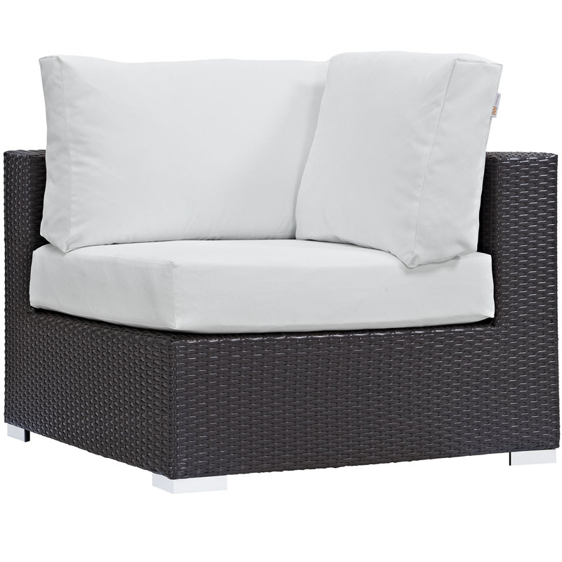 Canapé modulaire d'extérieur Convene, Blanc
