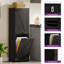 Panier à linge inclinable avec tablettes réglables et panier à vêtements Noraleigh-474828065