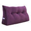 Lit à dossier assis en velours côtelé confortable, tête de lit, coussin de lecture, dossier triangulaire, compression-99222256-104469081