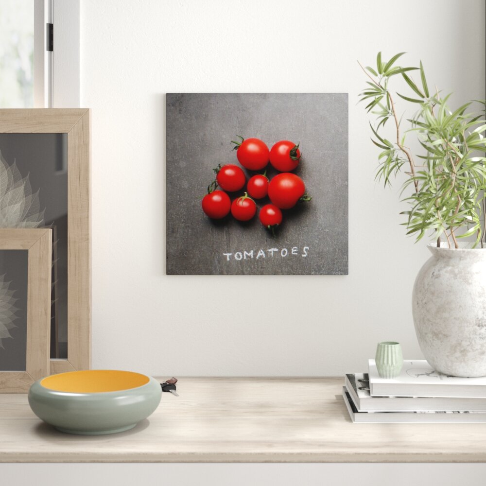 Glasbild Tomatoes, Fotodruck