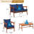 Dameika Acacia 4 - Person Patio Conversation Set with Cushions-1458781157-1407660251