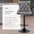 360°Swivel Bar Stools with Black Base-1046688766