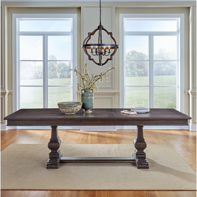 Trelawny Trestle Dining Table w/ 18" Leaf