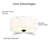 Dondie Flush Mount Ceiling Light Fixture with Fabric Shade